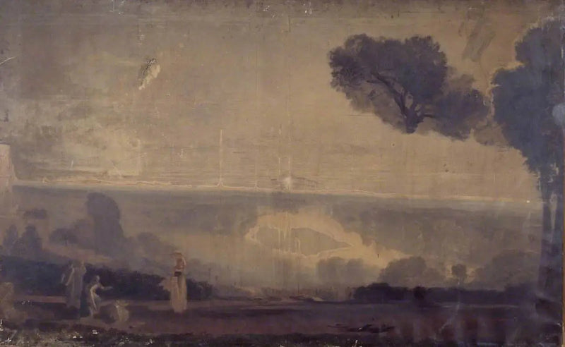 Richmond Hill med flickor som bär majs - J. M. W. Turner