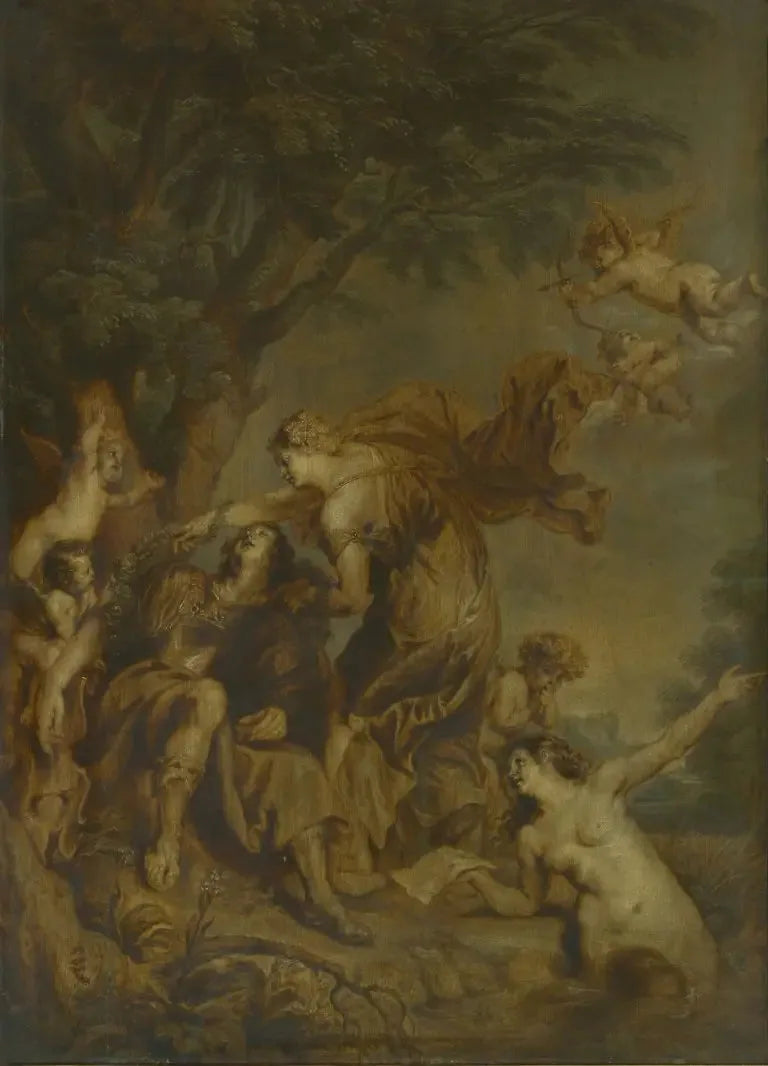 Rinaldo och Armida - Antoine van Dyck