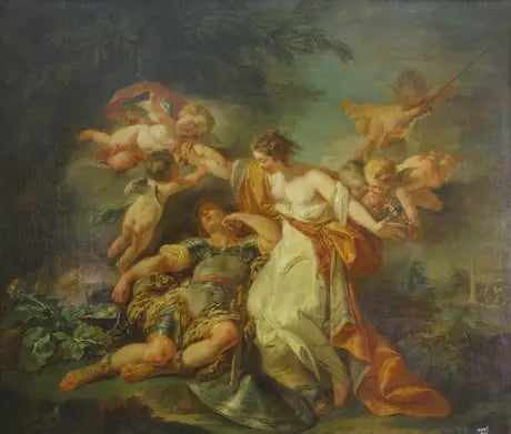 Rinaldo och Armida - Jean-Honoré Fragonard