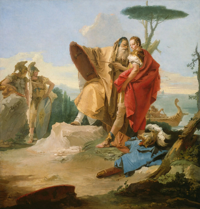 Rinaldo och magikern från Ascalon - Giovanni Battista Tiepolo