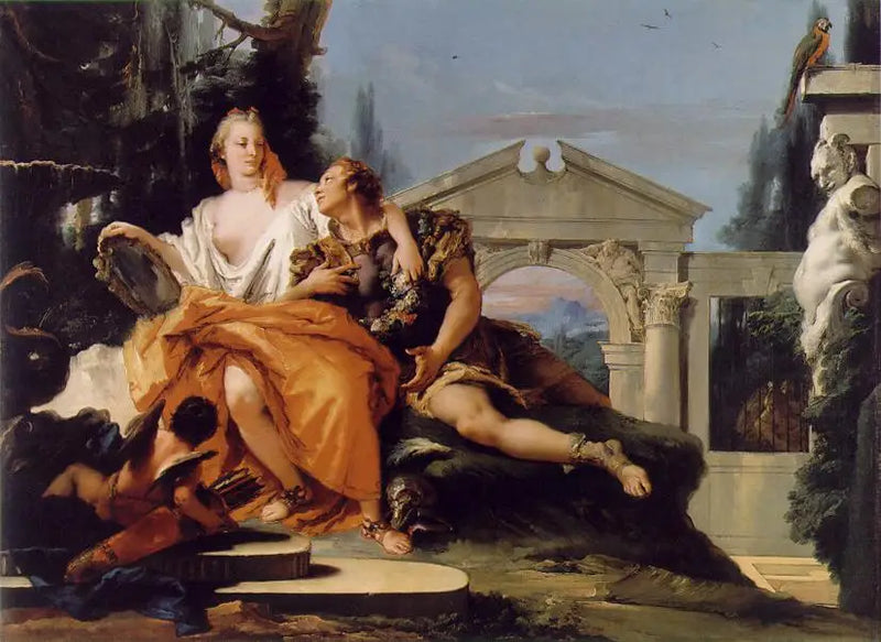 Rinaldo förtrollad av Armida - Giovanni Battista Tiepolo