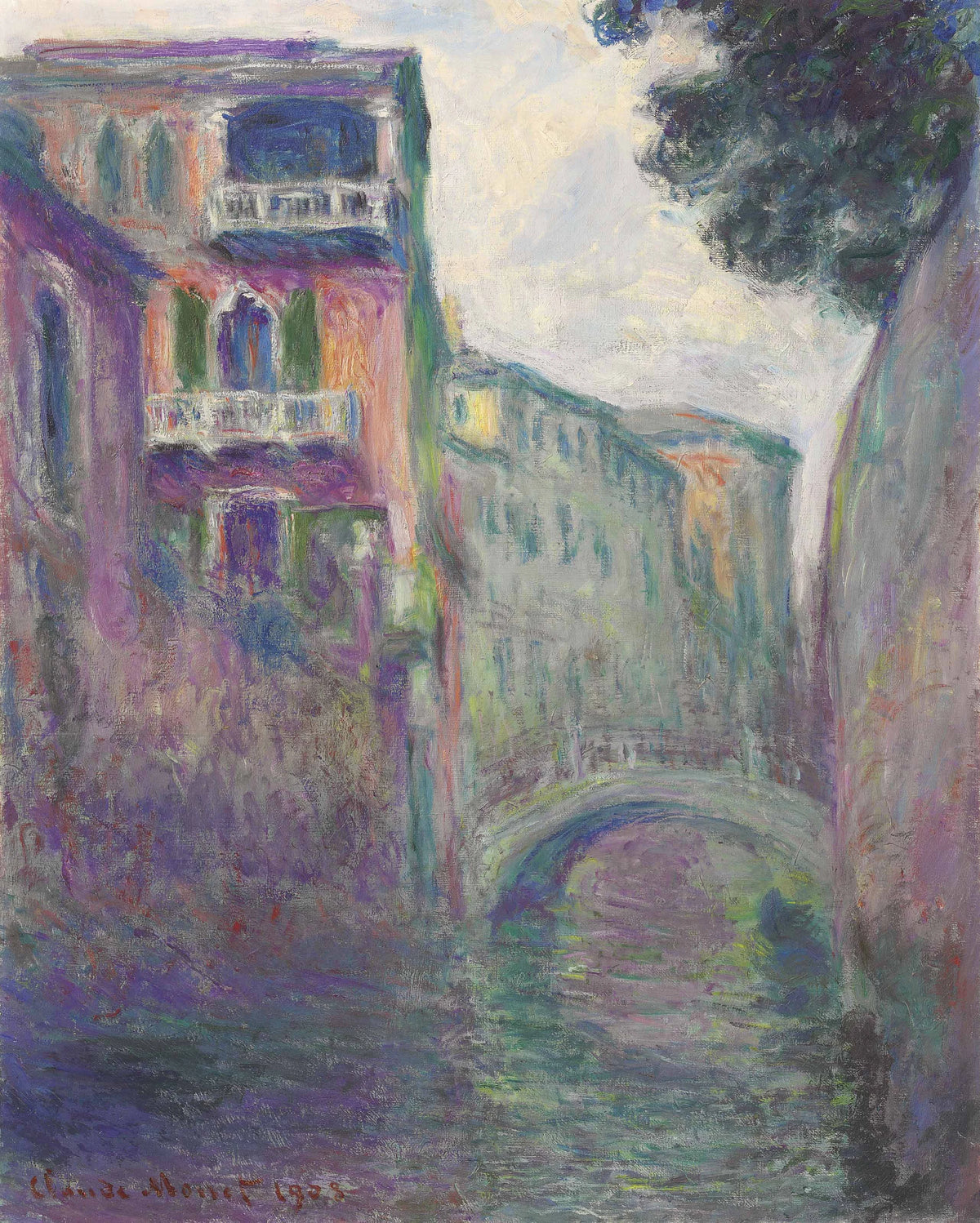 Rio de la Salute, privat samling W1761 - Claude Monet
