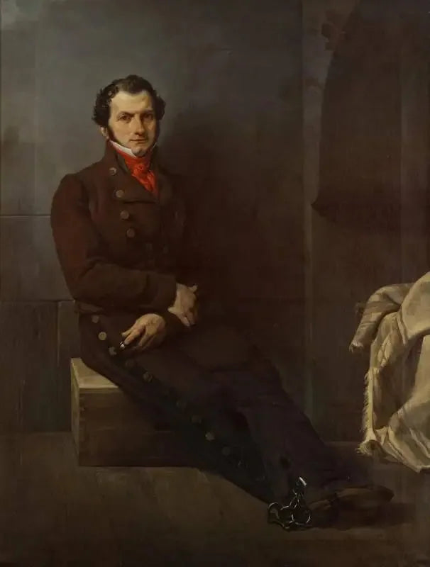 Porträtt av greve Arese i fängelse - Francesco Hayez