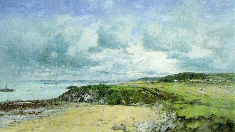 Portrieuxstrand, Côtes-du-Nord - Eugène Boudin