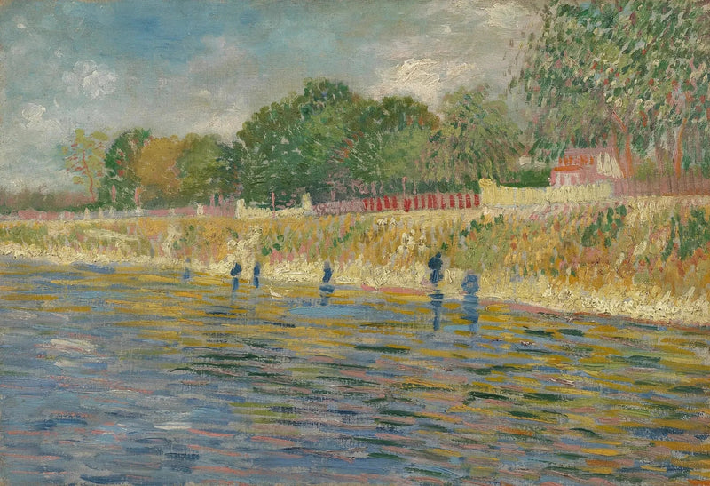 Seines strand - Vincent van Gogh