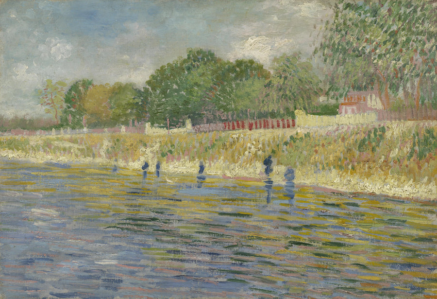Seines strand - Vincent van Gogh