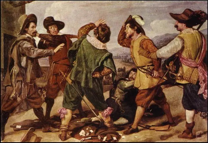 Soldatstrid framför den spanska ambassaden - Diego Velázquez