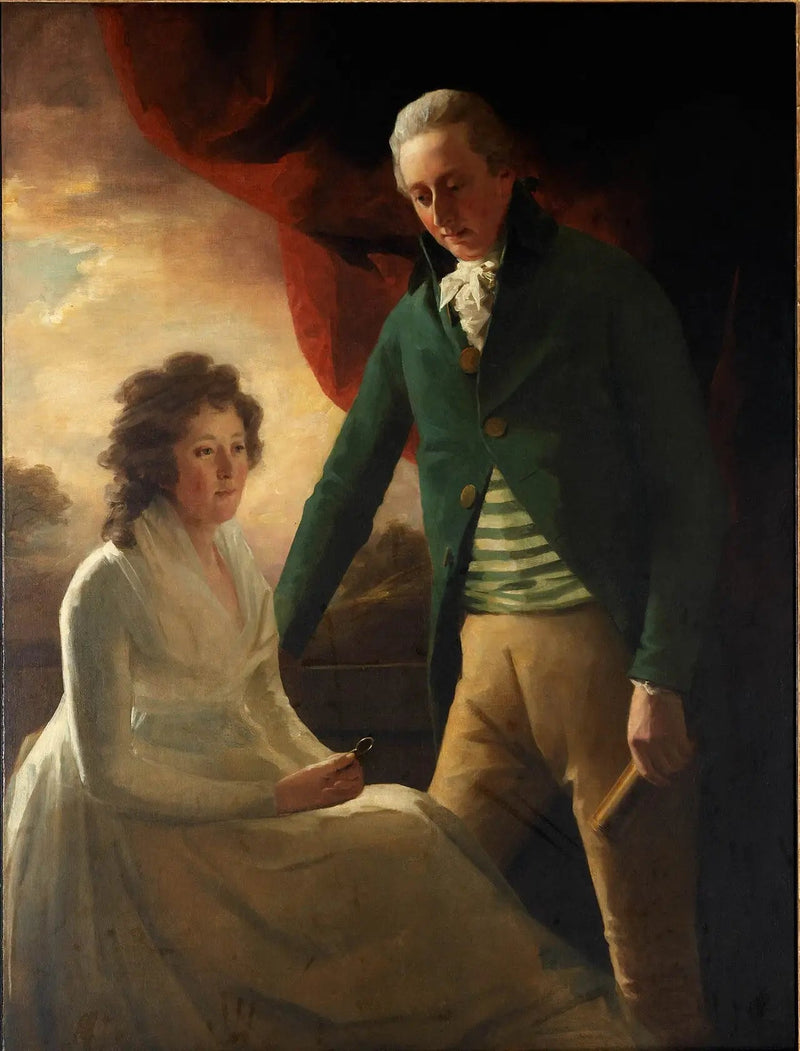 Robert Colt d'Auldhame, parlamentsledamot, och hans fru Grizel - Henry Raeburn