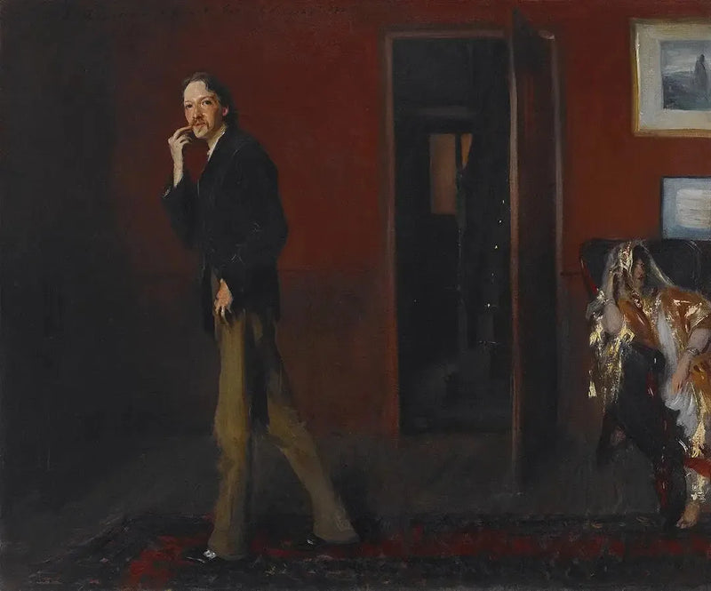 Robert Louis Stevenson och hans fru - John Singer Sargent