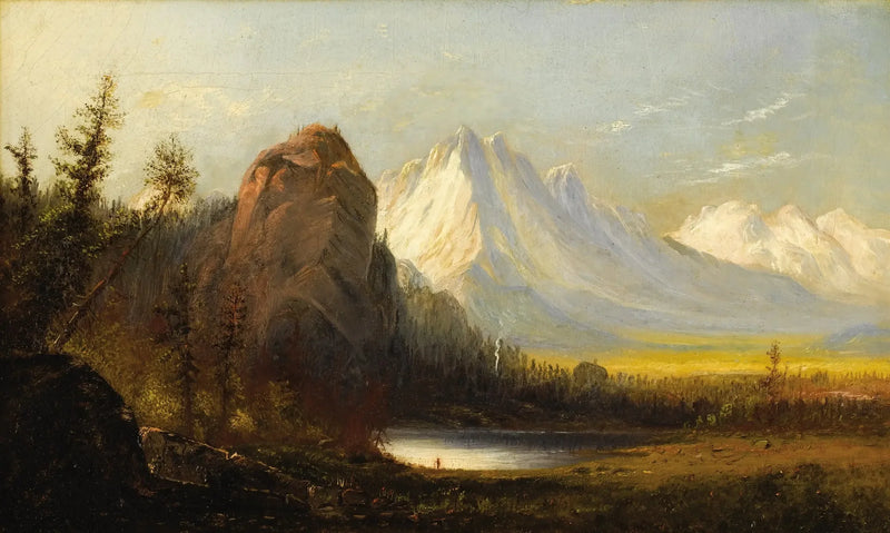 Katedralens klippa - Albert Bierstadt