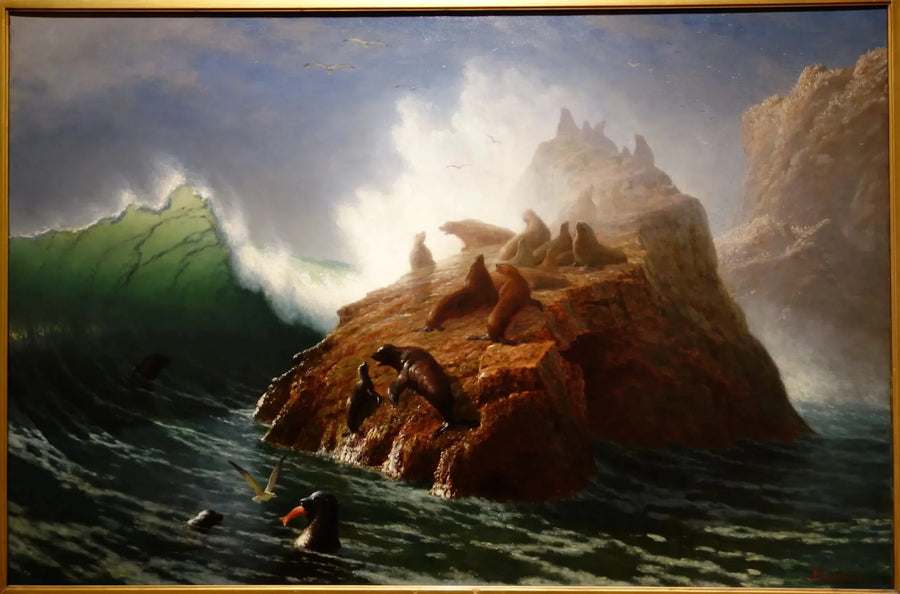 Sälklippan - Albert Bierstadt
