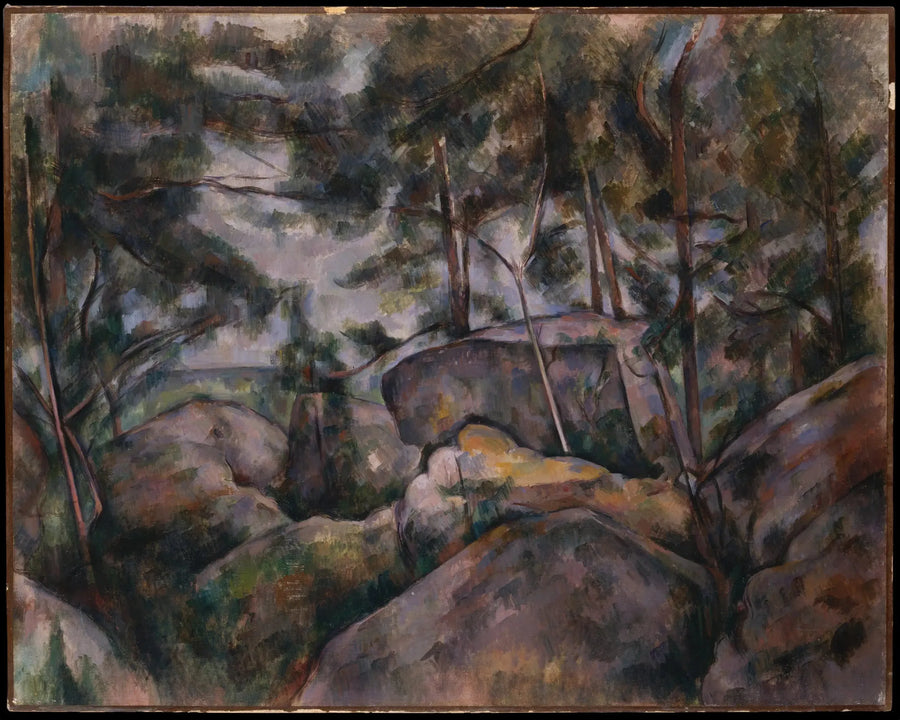 Stenar vid Fontainebleau - Paul Cézanne