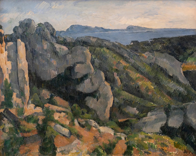 Stenar vid l'Estaque - Paul Cézanne