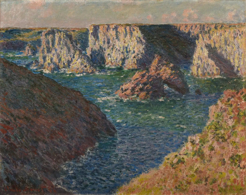 Klipporna vid Belle-Île - Claude Monet