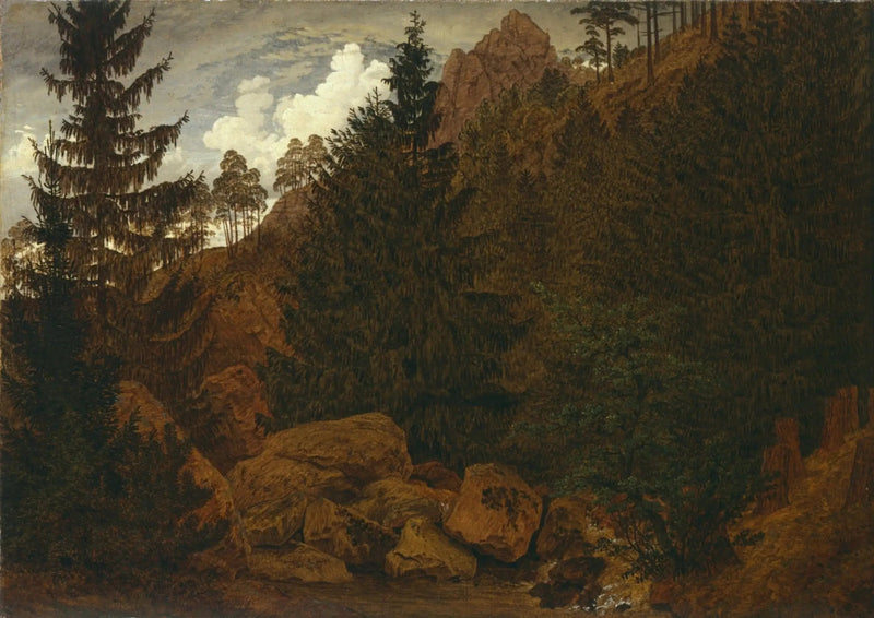 Klippor - Caspar David Friedrich
