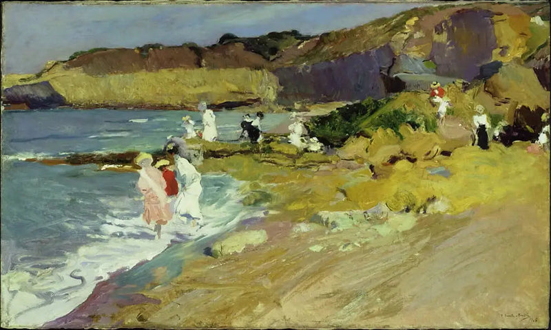 Fyrklippor, Biarritz - Joaquín Sorolla