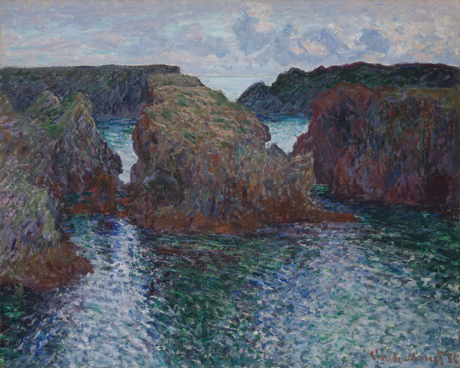 Stenar vid Port-Goulphar, på Belle-Île - Claude Monet