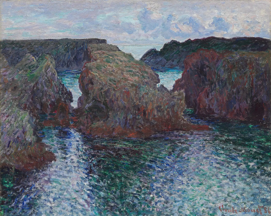 Stenar vid Port-Goulphar, på Belle-Île - Claude Monet