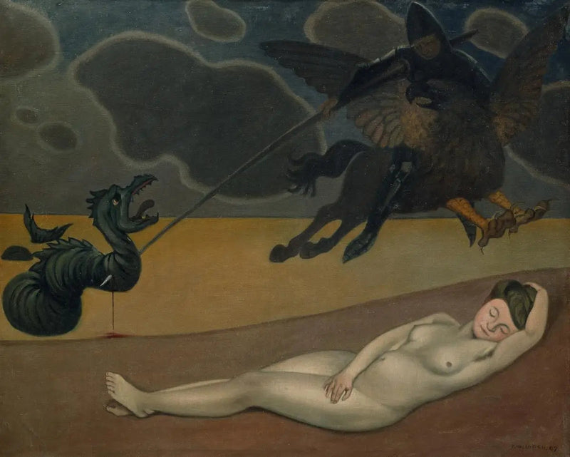 Roger som frigör Angélique - Félix Vallotton