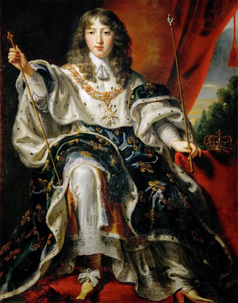 Kung Ludvig XIV (1638-1715) av Frankrike - Juste d'Egmont