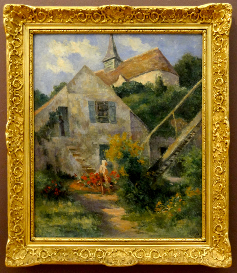 Rolleboise, kyrkan och konstnärens hus - Maximilien Luce