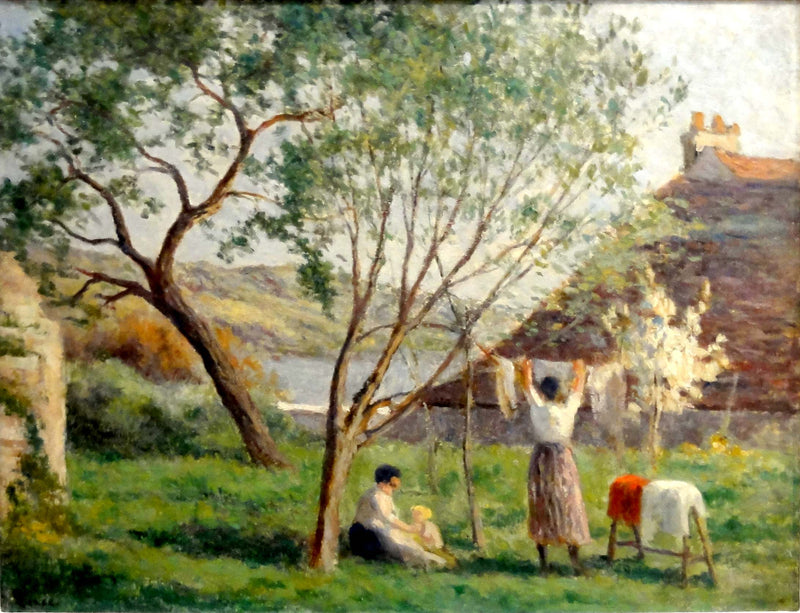 Rolleboise, vårens trädgård - Maximilien Luce
