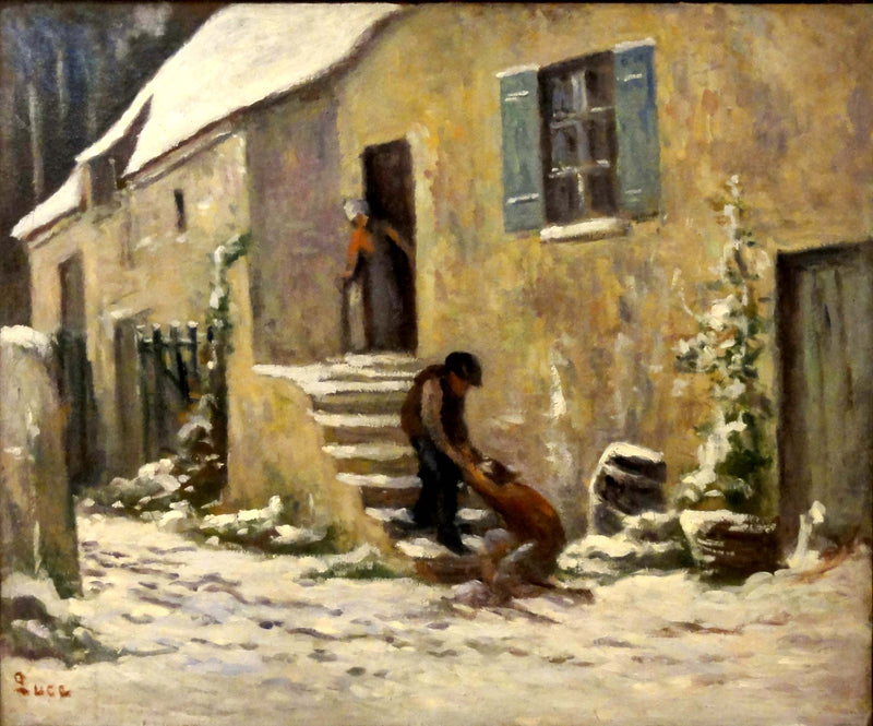 Rolleboise, den återkomst av den bortkomne sonen - Maximilien Luce