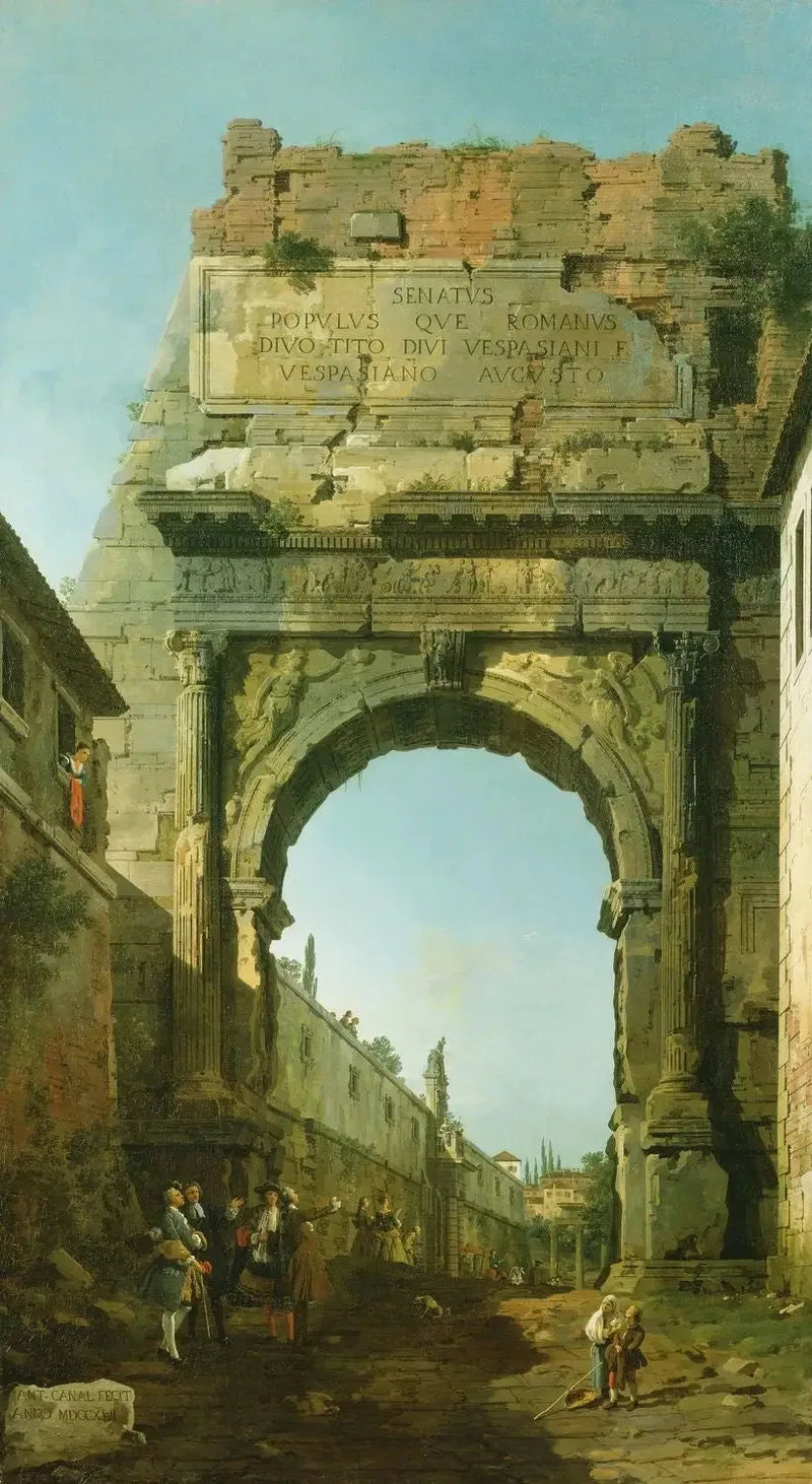 Rom: Titusbågen - Canaletto