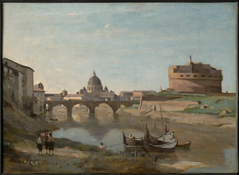 Rom, Saint-Ange-slottet - Jean-Baptiste Camille Corot