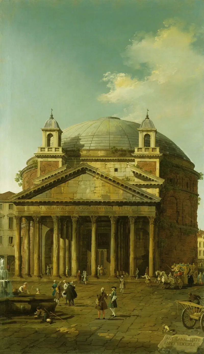Rom: Pantheon - Canaletto