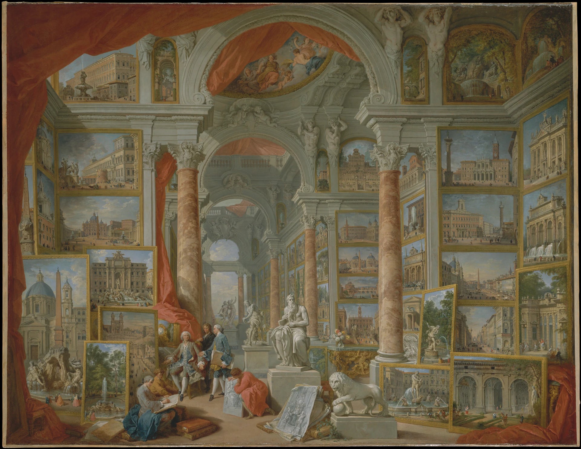 Rome moderne - Giovanni Paolo Panini