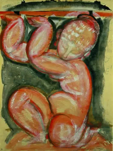 Ros caryatid (Mod) - Amedeo Modigliani