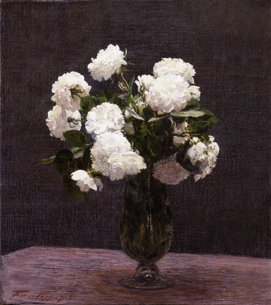 Vita rosor - Henri Fantin-Latour