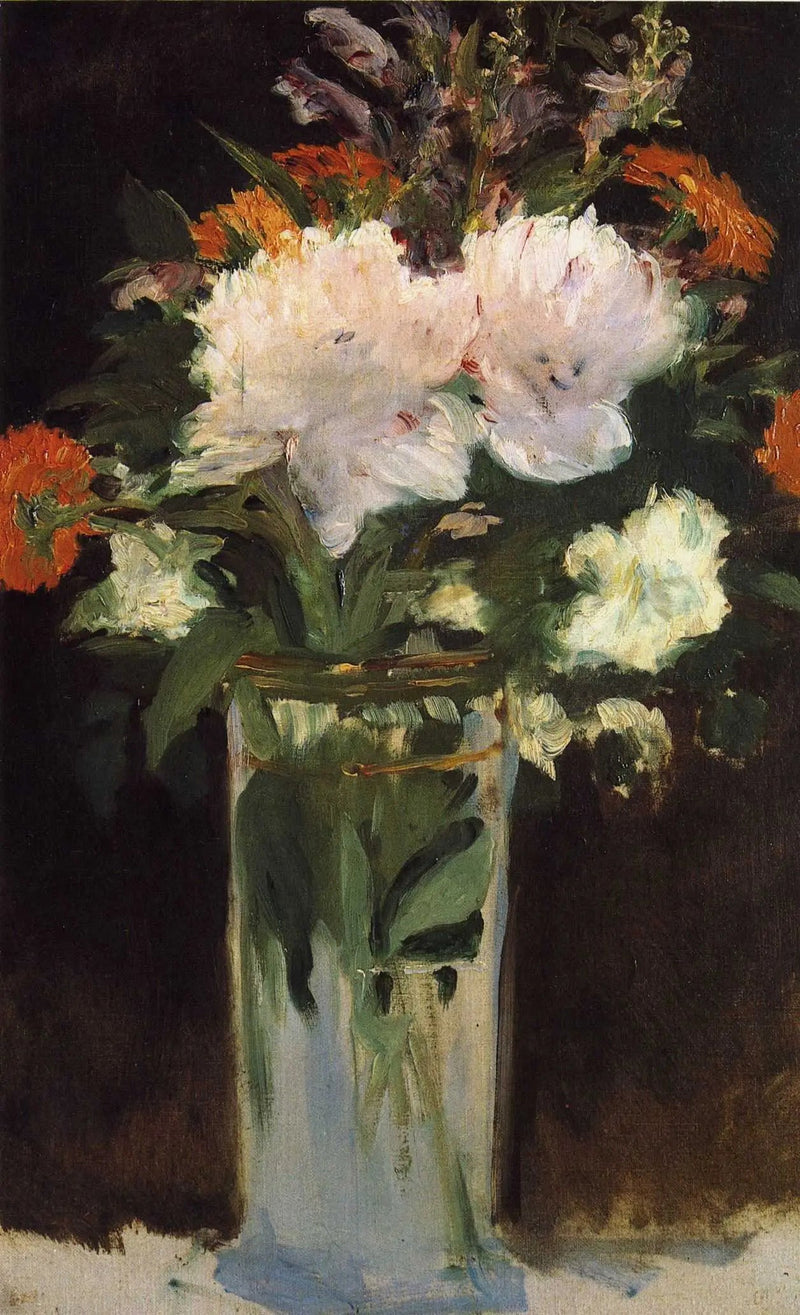 Rosor och syren - Édouard Manet