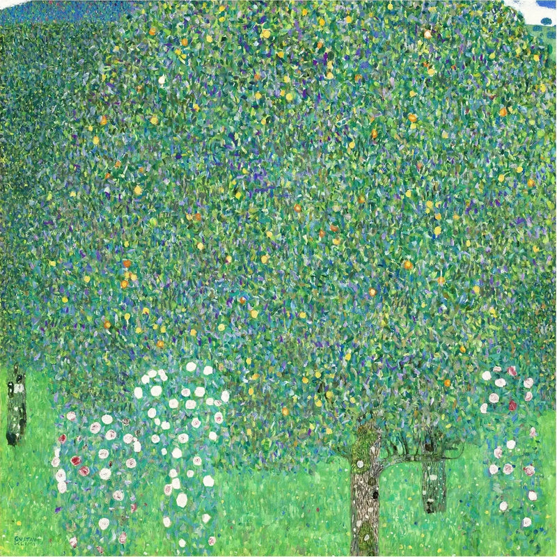 Rosor under träden - Gustav Klimt