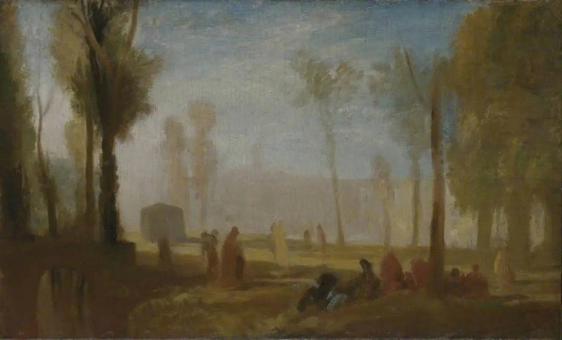Rouen: En vy från vänstra stranden i Faubourg St-Sever - J. M. W. Turner