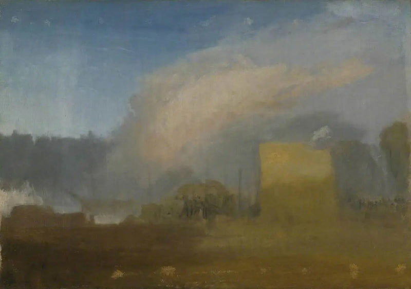 Rouen: Vänstra stranden, med frakt bortom - J. M. W. Turner