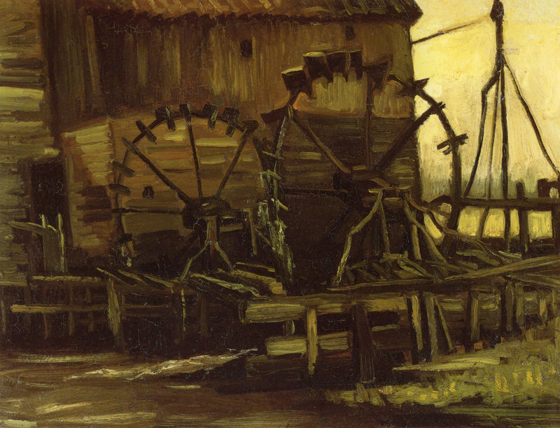 Vattenkvarn i Gennep - Vincent van Gogh