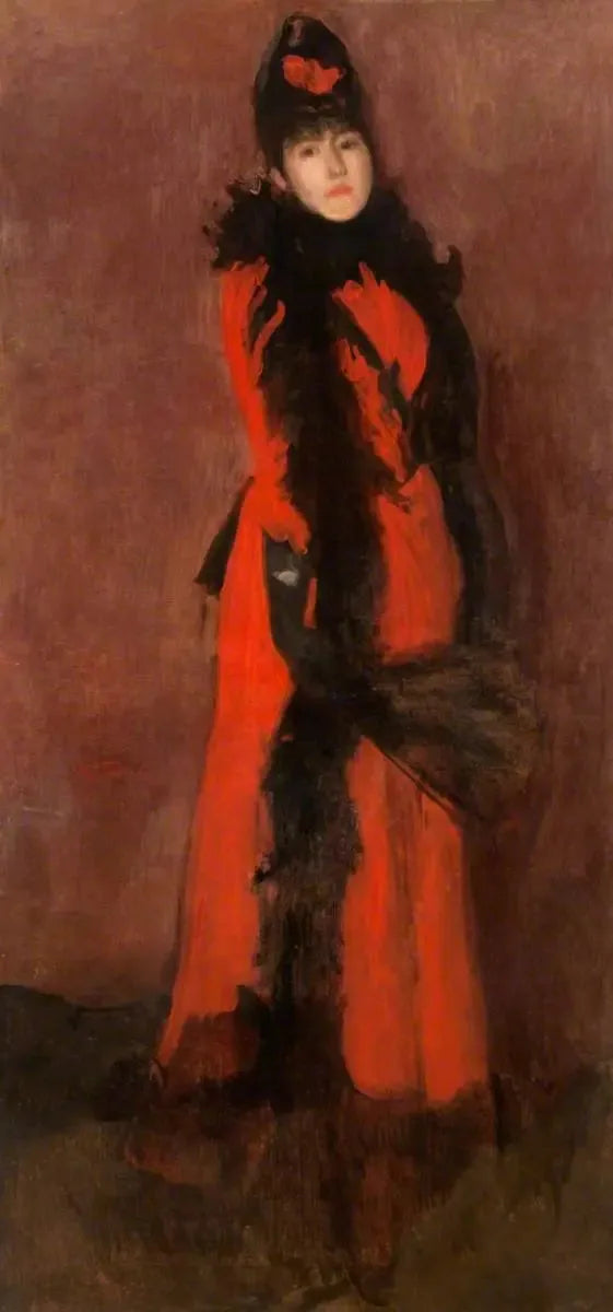 Röd och Svart: Fläkt - James Abbott McNeill Whistler