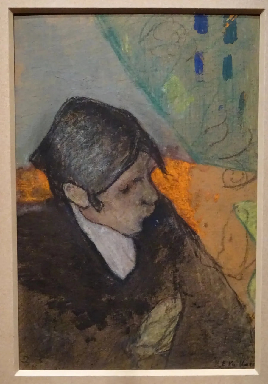 Roussel med svart veke - Édouard Vuillard