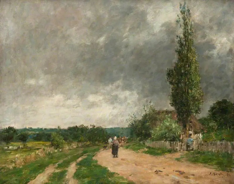 Deauvillevägen - Eugène Boudin