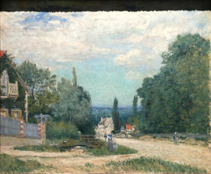 Louveciennesvägen - Alfred Sisley