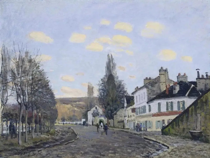 Vägen från Saint-Germain till Marly-le-Roi - Alfred Sisley