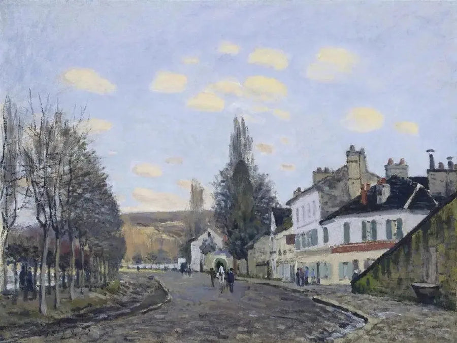 Vägen från Saint-Germain till Marly-le-Roi - Alfred Sisley