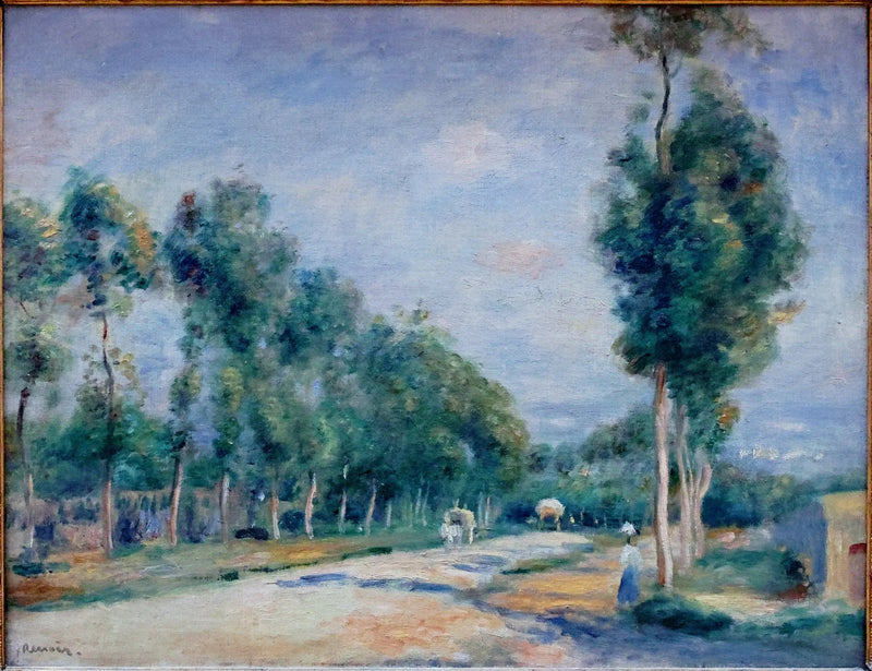 Vägen till Versailles i Louveciennes - Pierre-Auguste Renoir