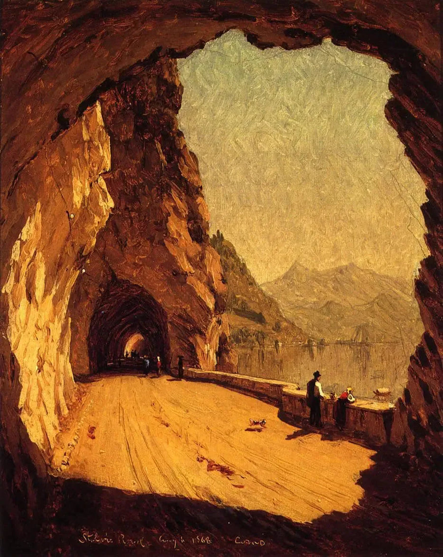 Stelviovägen vid Comosjön - Sanford Robinson Gifford