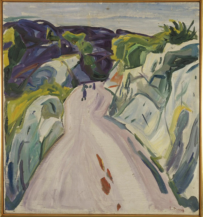 Väg nära Kragerø - Edvard Munch