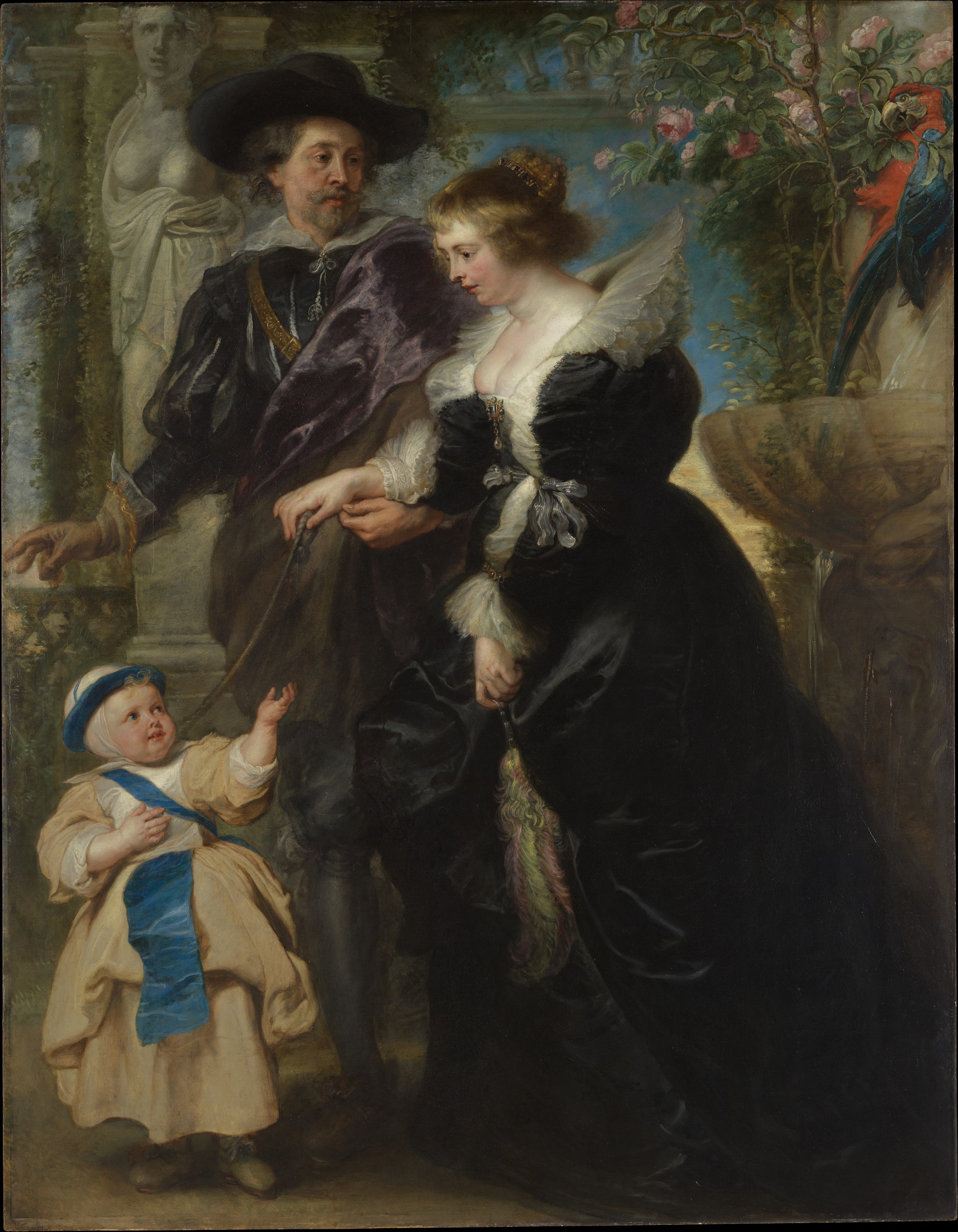 Rubens, Helena Fourment et leur fils Frans, Peter Paul Rubens