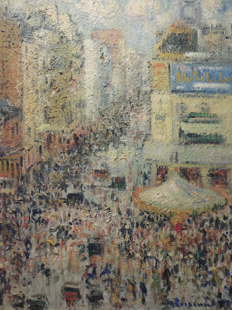 Rue Clignancourt i Paris, den 14 juli 1926 - Gustave Loiseau