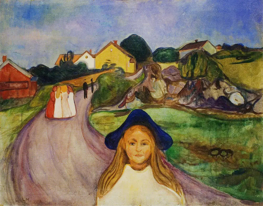 Åsgårdstrandsgatan - Edvard Munch